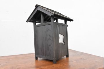 和製ビンテージ　風情ある佇まいで空間を彩るスタンドライト(間接照明、卓上照明、テーブルライト、行灯、行燈、ヴィンテージ)(R-083867)