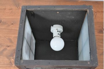 和製アンティーク　コレクションにもおすすめな電飾看板(卓上照明、間接照明、テーブルライト、行灯、行燈、店舗什器)(R-083868)