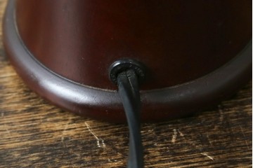 和製ヴィンテージ　民芸家具　木芸研究会　温かみある木製フレームが魅力的なスタンドライト　(R-083869)