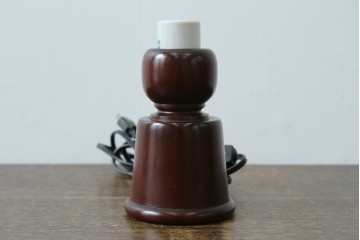 和製ヴィンテージ　民芸家具　木芸研究会　温かみある木製フレームが魅力的なスタンドライト　(R-083869)