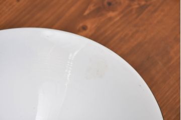 《引っ掛けシーリング式ペンダントライト加工費込み》　イギリスビンテージ　被せガラスのおしゃれなペンダントライト(ランプシェード、天井照明、吊り下げ照明、電笠、ヴィンテージ、英国)(R-083873)