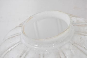 和製アンティーク　タッセル付き　ふっくらと丸みのあるぼんぼり型フォルムが可愛らしいランプシェード(照明カバー、吊り下げ照明、ペンダントライト、天井照明、電笠)(R-083877)