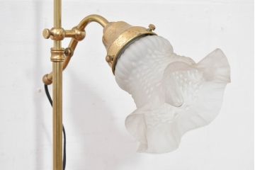和製ビンテージ　INTERFORM(インターフォルム)　クラシカルな美しさをデスクに添えるアンティーク調デスクスタンド(テーブルスタンド、スタンドライト、卓上照明、テーブル照明、テーブルライト、デスクライト、ヴィンテージ)(R-083879)