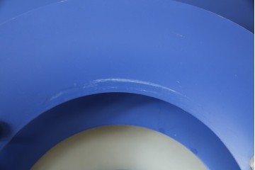 デンマークビンテージ　Louis Poulsen(ルイスポールセン)　PH5(ピーエイチ・ファイブ)　鮮やかで落ち着きのあるブルーのカラーが魅力的なペンダントライト　(R-083885)