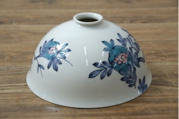 和製アンティーク　オールドノリタケ(日陶)　柘榴の図　手書きの繊細さと自然美を感じさる吊り下げ照明　(R-083886)