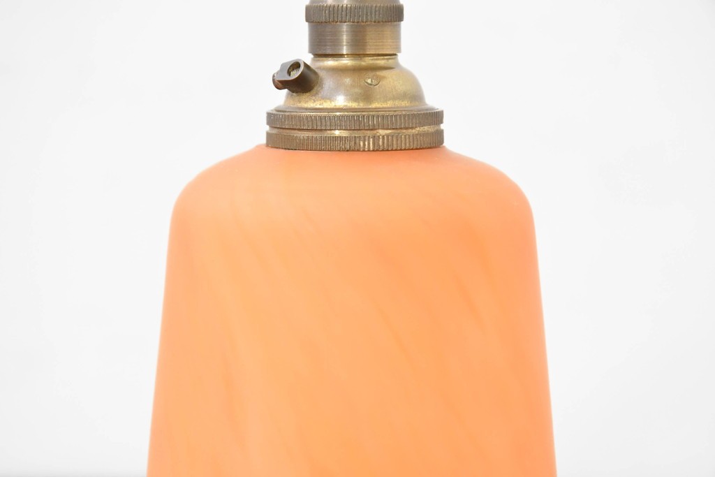 フランスヴィンテージ　波打つフォルムが印象的なペンダントライト　(R-083889)