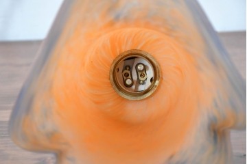 フランスヴィンテージ　波打つフォルムが印象的なペンダントライト　(R-083889)