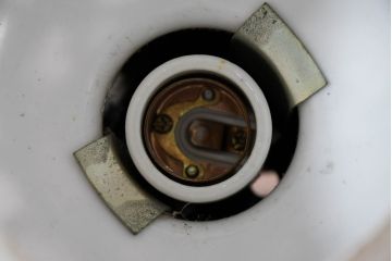 和製ビンテージ　ラタン飾り付き　温もり感じるデザインのペンダントライト(天井照明、吊り下げ照明、シェード、電笠、ヴィンテージ)(R-083894)