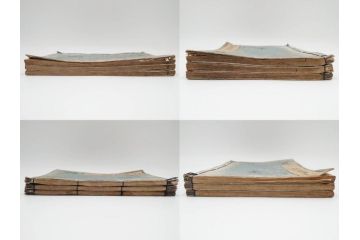 江戸期　享和3年　上垣守国　西村中和・速水春暁斎画　「養蚕秘録」　3冊揃(蚕業、上垣伊兵衛守国、扶桑園第一産、木版画、絵入本、和本、古書)(R-083900)