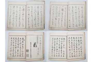 「日蓮大士真実伝」　5冊揃(木版画、絵入本、古書、和本、仏教、日蓮宗)(R-083903)