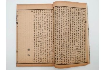 中国　上海天宝書局　「芥子園画伝」　唐本　4帙　16冊セット(木版画、古書、和本)(R-083906)