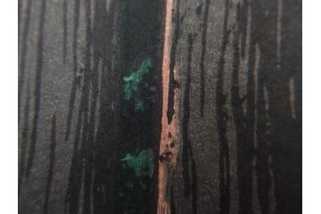 真作　後摺り木版画　わたなべ印　昭和5年川瀬巴水作　「日光街道」　(R-083913)