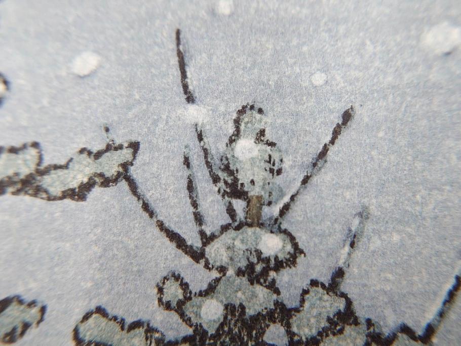 真作　後摺り　わたなべ印　昭和32年川瀬巴水絶筆作　「平泉金色堂」　静謐で美しい日本の冬景色を表現した木版画　(R-083914)