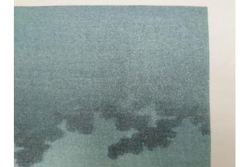 真作　後摺り　わたなべ印　昭和7年川瀬巴水作　「湖畔の雨(松江)」　静かな情景を描いた木版画　(R-083917)