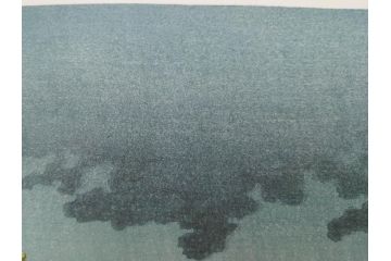 真作　後摺り　わたなべ印　昭和7年川瀬巴水作　「湖畔の雨(松江)」　静かな情景を描いた木版画　(R-083917)