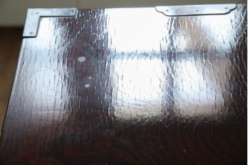 和製ビンテージ　豪華な彫金装飾と艶やかな木肌が魅力の仙台箪笥(整理タンス、収納たんす、引き出し、サイドチェスト、ヴィンテージ)(R-083923)