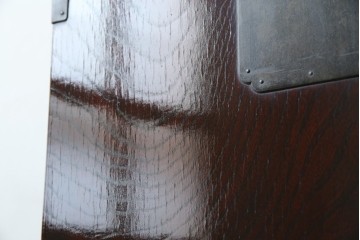 和製ビンテージ　豪華な彫金装飾と艶やかな木肌が魅力の仙台箪笥(整理タンス、収納たんす、引き出し、サイドチェスト、ヴィンテージ)(R-083923)