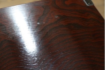 和製ビンテージ　豪華な彫金装飾と艶やかな木肌が魅力の仙台箪笥(整理タンス、収納たんす、引き出し、サイドチェスト、ヴィンテージ)(R-083923)