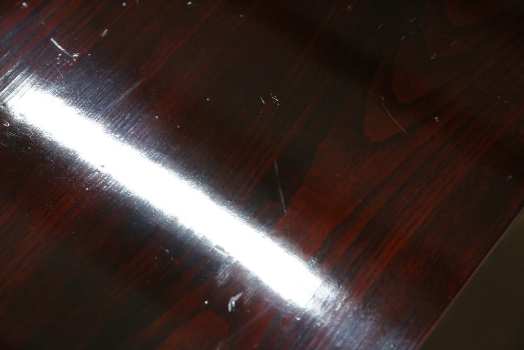 和製ビンテージ　木地呂塗り　漆塗り　凝った金具が上質な和の雰囲気を引き立てる仙台小箪笥　(R-083924)