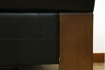 新古　未使用展示品　CONDE HOUSE(カンディハウス)　BOLS(ボルス)　本革(レザー)　個性が光るモダンデザインの2人掛けソファ　定価約76万円　(R-083926)