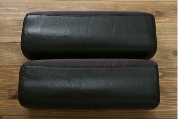 新古　未使用展示品　CONDE HOUSE(カンディハウス)　BOLS(ボルス)　本革(レザー)　個性が光るモダンデザインの2人掛けソファ　定価約76万円　(R-083926)