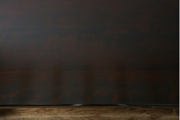 中古　北海道民芸家具　深みのある色合いとクラシカルな雰囲気が魅力的なダイニングテーブル(R-083927)