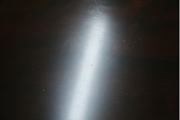 中古　北海道民芸家具　深みのある色合いとクラシカルな雰囲気が魅力的なダイニングテーブル(R-083927)