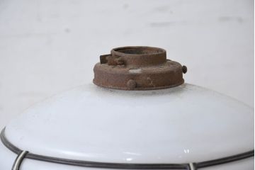 和製アンティーク　セルロイド装飾が和の趣を演出する電笠(ペンダントライト、吊り下げ照明、天井照明、シェード)(R-083932)