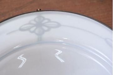 和製アンティーク　セルロイド装飾が和の趣を演出する電笠(ペンダントライト、吊り下げ照明、天井照明、シェード)(R-083932)