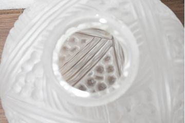 フランスアンティーク　エティエ・ヴァンソン(Hettier and Vincent)社　アール・デコの意匠が映える真鍮(しんちゅう)ベースのテーブルスタンド(テーブルランプ、卓上照明、卓上ランプ、ナイトスタンド)(R-083939)