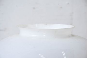 和製アンティーク　シンプルだけど存在感抜群!珍しいデザインの電笠(天井照明、吊り下げ照明、ペンダントライト、シェード)(R-083941)