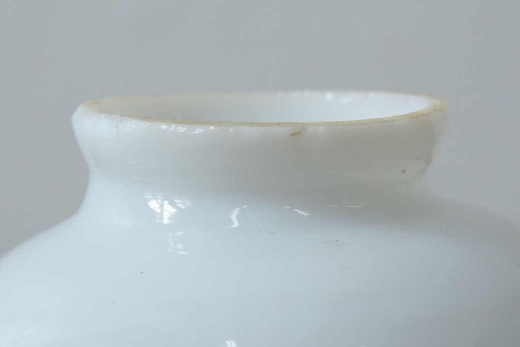 和製アンティーク　赤フリルが素敵!大正ロマンの雰囲気漂うテーブルスタンド　(R-083946)