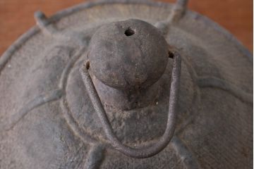和製アンティーク　和の趣あふれる重厚な吊り灯篭(吊り灯籠、吊り下げ照明、天井照明)(R-083950)