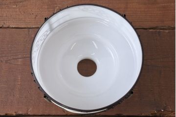 《引っ掛けシーリング式ペンダントライト加工費込み》　和製アンティーク　セルロイド装飾　和の奥ゆかしい雰囲気を醸し出すデザインが魅力的なペンダントライト(天井照明カバー、吊り下げ照明、シェード、電笠)(R-083955)