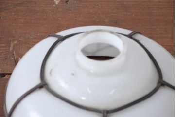 《引っ掛けシーリング式ペンダントライト加工費込み》　和製アンティーク　セルロイド装飾　レトロな和の雰囲気を演出するペンダントライト(天井照明カバー、吊り下げ照明、シェード、電笠)(R-083956)