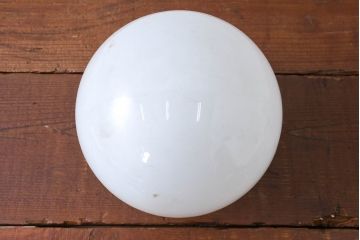 《天井・壁付け照明加工費込み》　和製アンティーク　球体型　レトロな丸いフォルムが可愛らしいウォールライト(天井照明、壁付け照明、シーリングライト)(R-083964)