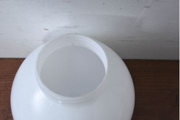 《天井・壁付け照明加工費込み》　和製アンティーク　球体型　レトロな丸いフォルムが可愛らしいウォールライト(天井照明、壁付け照明、シーリングライト)(R-083965)