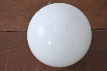 《天井・壁付け照明加工費込み》　和製アンティーク　球体型　レトロな丸いフォルムが可愛らしいウォールライト(天井照明、壁付け照明、シーリングライト)(R-083965)