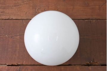 《天井・壁付け照明加工費込み》　和製アンティーク　球体型　レトロな丸いフォルムが可愛らしいウォールライト(天井照明、壁付け照明、シーリングライト)(R-083966)