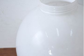 《天井・壁付け照明加工費込み》　和製アンティーク　球体型　レトロな丸いフォルムが可愛らしいウォールライト(天井照明、壁付け照明、シーリングライト)(R-083967)