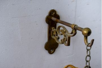 イギリスアンティーク　灯りひとつで壁際を特別な場所に変える壁掛け照明(ウォールライト、ウォールランプ、壁付け照明、英国)(R-083969)