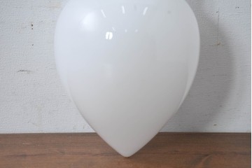 《天井・壁付け照明加工費込み》　和製アンティーク　つるんとしたしずく型のレトロなウォールライト　(R-083978)