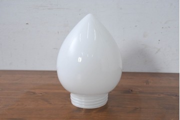 《天井・壁付け照明加工費込み》　和製アンティーク　つるんとしたしずく型のレトロなウォールライト　(R-083978)
