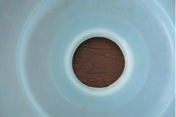 《引っ掛けシーリング式ペンダントライト加工費込み》　和製アンティーク　ベークライト製　ノスタルジックな輝きを演出するセルロイド装飾が美しいペンダントライト(シェード、電笠、吊り下げ照明、天井照明、照明カバー)(R-083980)