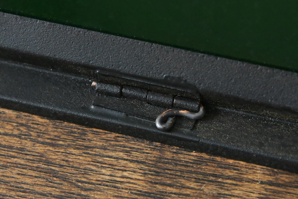 和製アンティーク　大正ロマンな雰囲気漂う色ガラス入り照明カバー　(R-083983)