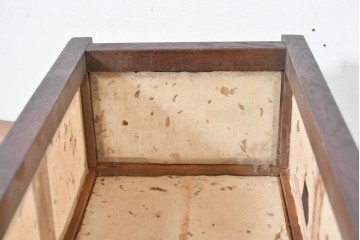 和製ヴィンテージ　希少　黒田辰秋デザイン　総欅(ケヤキ)材　上品な和の空間を演出する和紙張りの壁掛け行燈　(R-083987)