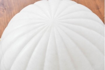 中古　業務用高級輸入品　本物の天然石(マーブルアラバスター)　シェルライン装飾のエレガントなハンギングライト　定価約30万円　(R-083993)