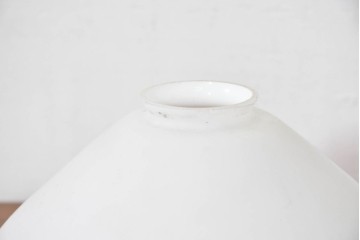 《引っ掛けシーリング式ペンダントライト加工費込み》　ヨーロッパヴィンテージ　柔らかな青花模様が愛らしいペンダントライト　(R-083994)