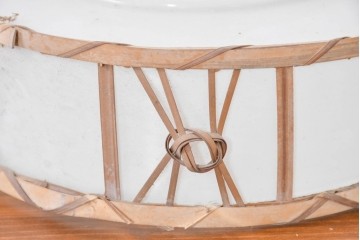 《引っ掛けシーリング式ペンダントライト加工費込み》　和製アンティーク　手仕事の魅力が光る竹細工のランプシェード　(R-083995)