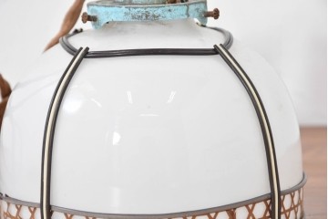 《引っ掛けシーリング式ペンダントライト加工費込み》　和製ヴィンテージ　和の情緒が薫るセルロイド装飾のペンダントライト　(R-083997)